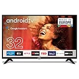 Cello C3220GDE 32' (80 cm Diagonale) SMART Android HD Ready LED TV, Google-Assistent, Google Chromecast, Google Play Store, Prime Video, Netflix