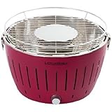 Lotusgrill, Serie 340 , Farbe Pflaume lila Schnelles, gesundes und sicheres Grillen mit Ventilatursystem. 32 cm R