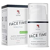 Natürliche Gesichtscreme für Männer 'Face Time Sensitive' Gesichtspflege für empfindliche, sensible und trockene Haut, vegane Hautcreme, 50ml, von Groomed Rooster – MADE IN GERMANY