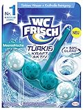 WC FRISCH Kraft Aktiv Türkisspüler Meeresfrische, WC-Reiniger, 1 Stück, Farbspüler mit 50 Prozent mehr G