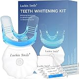 Teeth Whitening Kit Zahnaufhellung Set mit 5X LED Licht und 3 Zahnaufhellung Stifte 1 Desensibilisator Zähne Bleaching Set Zahn Bleaching Set Professionelle für Zahnaufhellung & Weiße Z