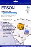 Epson Iron-on-transfer Paper, DIN-A4, 124g/m², 10 Blatt, C13S041154, Weiß