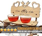 PISDEZ schönes Jahrestag Geschenk für Sie -Hochzeitstag Geschenke für Frauen - personalisiertes Geschenk zur Hochzeit für Brautpaar/Eltern mit N