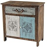 Mendler Kommode Funchal Schubladenkommode Schrank Shabby-Look, Vintage, 84x80x40