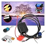 YTGUEVKDH 12V / 24V Motor vorgewärmt Heizung Auto Auto-Heizlüfter mit Fernbedienung Compatible with Ölheizung von Motor (Size : 24V)