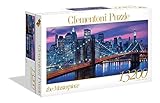 Clementoni 38009.1 New York Skyline bei Nacht-Puzzle 13.200 Teile High Quality Collection für Erwachsene und Kinder ab 14 Jahre, M