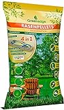 Rasenpellets dürreresistenter Rasen 1,5 KG - ummantelte Rasensamen Rasensaat - für robusten und widerstandsfähigen Rasen - für ca. 18 qm bei Neuanlage / ca. 50 qm bei Nachsaat (Reparatur)