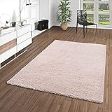 ALOHA Hochflor Langflor Shaggy Teppich Rosa - Sofort Lieferbar in 8 Größ