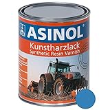 ASINOL RAL 5012 lichtblau hochglänzend 1 Liter, 1.000ml Kunstharzlack