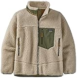 Patagonia K's Retro-X JKT Weste, Braun (Natural w/Coriander Brown), S