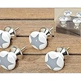 Möbelknopf 4er-Set Stars Grey