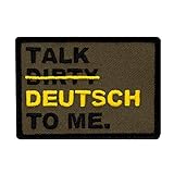 Café Viereck ® Bundeswehr Fun Patch Gestickt mit Klett - 5 cm x 7