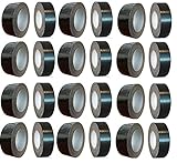 Fiducia Profi Gewebeband Panzertape Panzerband Schwarz 50 m x 48 mm (24)