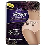 Always Discreet Set aus 8 Höschen für Blasenschwäche, Größe Lung