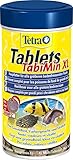 Tetra Tablets TabiMin XL - Tabletten Fischfutter für alle größeren Bodenfische, insbesondere für Bodenfische mit größerem, unterständigem Maul, 133 Tabletten D