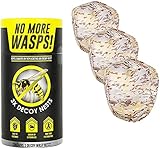 Luigi's Wespennest Attrape [3 Stück] - Wespenschreck ohne Giftstoff - Waspinator gegen Wesp