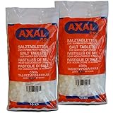 Axal Pro 20kg Salztabletten Regeneriersalz 2 x 10 kg Tabletten-Form Wasserenthärtungsanlagen Entkalkungsanlag