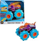 Hot Wheels GVK39 - Monster Trucks Maßstab 1:43 Rev Tredz Zombie Wrex Fahrzeuge, Spielzeug für Kinder ab 3 J