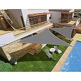 JHFSW Sonnensegel UV-Ray-Beweis wasserdicht Schatten Right Angle Triangle Garten Pool im Freien Hof Terrasse Camping Shade (Color : Gray 5M)