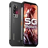 Ulefone Armor 11 5G Handys - Octa-Core Outdoor Smartphone ohne Vertrag Android 10 MediaTek Abmessung 800 Chipsatz 8GB & 256GB 48MP Hauptkamera 20MP IR-Nachtsichtkamera 6,1-Zoll-B