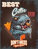 Best Colten Ever Notebook Don't Mess With Him: Composition Notebook Gift For Boys, Men & Teachers With Personalized Name With Awesome Dinosaur Cover Design, 8.5x11 in ,110 Lined Pag