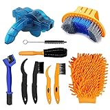 Fahrrad Reinigungsbürsten Set,Fahrradreinigungsbürstenwerkzeug,Bike Reinigungsbürste Tool,Fahrrad-Kettenreiniger-Werkzeug-Set ,Clean Brush Kit Reinigung Bürste S