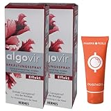 ALGOVIR 2er Set Erkältungsspray Effekt mit marine Wirkstoffe aus Rotalgen, zur Behandlung von Erkältungsbeschwerden (2 x 20 ml Lösung), Gratis Bundle mit Duschg