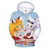 The Helpful Fox Senko San Anime Hoodies Männer Frauen 3D-gedrucktes Kapuzen-Sweatshirt Casual Streetwear Pullover Trainingsanzug 2022