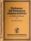 Vorkommen und Verwendung nutzbarer Kalksteine in Sü