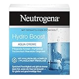 Neutrogena Hydro Boost Gesichtscreme, Aqua Creme mit Hyaluron, ölfrei und parfümfrei, für trockene Haut, 50