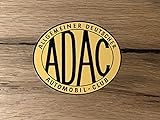 24/7stickers #870 / ADAC Aufkleber 9x7,5cm Auto Club Automobil Oldtimer Plakette Vintage Tuning Frontscheibe R