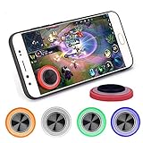 GOW 2 x Universal Joystick für Handy, Smartphone oder Tablet. Bessere Steuerung, einfache Handhabung. Geeignet für alle Modelle (iPhone, Samsung und Co.) (Blau)