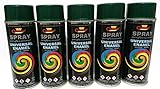 Sprühlack RAL Sprühfarbe Lackspray Spraydose 400ml - RAL 6005-5 Stück