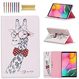 Galaxy Tab A 10.1 2019 Hülle - Techcircle Premium PU Leder Slim Leicht Stand Cover mit Kartenhalter Schutzhülle für Samsung Galaxy Tab A 10.1 Zoll 2019 (SM-T510/SM-T515), Elegante G