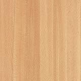 [15,44€/m²] Klebefolie in Holz-Optik - WUNSCHMAß inkl. Rakel & E-Book I Selbstklebende Holz Folie für Möbel & Küche - hitzebeständig & abwaschbar I Möbelfolie Holzdekor (BUCHE GEPLANKT, LFM x 90cm)