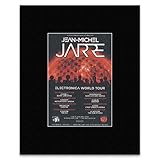 Q Mini-Poster, Jean-Michel Jarre Electronica World Tour 2016, 25,4 x 20,3