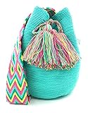 COLOMBIAN STYLE Wayuu Rucksack, handgemachte kolumbianische Handtaschen, sowohl für Frauen und M