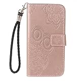 Hülle für Sony [Xperia XA Ultra] Lederhülle Flip Tasche Klappbar Handyhülle mit [Kartenfächer] [Ständer Funktion], Cover Schutzhülle für Xperia XA Ultra - JEYK010775 Rosa G