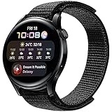 Songsier Loop Armband Kompatibel mit Huawei Watch 3 Pro /GT2 Pro /GT2 46mm, 22mm Verstellbares Nylon Ersatz Uhr Armband für Fenix 6/5/Amazfit GTR 2 /GTR 2e/ Stratos 3 /Pace/GTR 47
