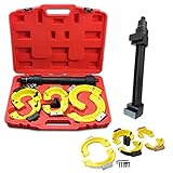 SWANEW Federspanner für Mac Pherson 3 Spannköpfe Universal Federbeinsystem Tieferlegung Fahrwerk Spanner KFZ S