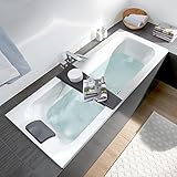 Villeroy & Boch Badewanne Rechteck Loop & Friends 1800 x 800 weiß alpin Duo mit eckiger Innenform, U