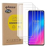 pinlu [4 Stück] Panzerglas Displayschutzfolie für Doogee N30 (6.55') Transparent Glasfolie Protector 9H Härtegrad Schutzglas,99% Transparenz,Einfaches Anbring