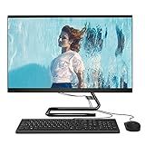 Lenovo IdeaCentre AIO 3 27 Zoll FHD Desktop PC - (Intel Core i3, 2X 4GB RAM, 128GB SSD + 1TB HDD, Windows 10 Home) - All-in-One Computer, kabelgebundene Maus und Tastatur (schwarz)