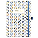 Tagebuch 2021-2022/Terminkalender - Academic Tagebuch Week to View, Pen Loop, Juli 2021 - Juni 2022, A5 Tagebuch, Innen Tasche, Dickes Papier, Elastischer V