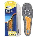 Scholl GelActiv Einlegesohlen Work für Arbeitsschuhe in 35,5-40,5 – Für stark beanspruchte Füße – 1 Paar G