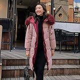 XIANRENGE 2021 Winterjacke Frauen Samtstoff Mit Kapuze Verdicken Pelz Weiblichen Mantel Lange Outwear Warme Damen Park