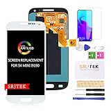 Samsung Galaxy S4 Mini I9190 LCD Display für S4 Mini 2013 GT-I9190 GT-I9195 GT-I9192 AMOLED LCD Display, S4 LCD Touchscreen Digitizer Glas Sensor Ersatzteile Reparatur (weiß)