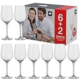 Leonardo - Ciao+ - Weißweinglas, Weißweingläser - 8er Set - Glas - 300