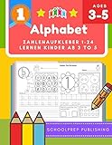 Alphabet zahlenaufkleber 1-24 lernen kinder ab 3 to 5: Diese alphabet poster für kinder deutsch ist ein Lernsystem für Kinder, die helfen, um zu ... Es umfasst sowohl groß- und Kleinbuchstab