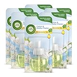 Air Wick Duftölflakon Nachfüller Cotton & Weißer Flieder – Life Scents – 6er Duftöl S
